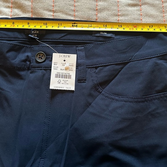 Golf/Office Tech pants Slim 36x32 Navy NWT - Picture 4 of 9